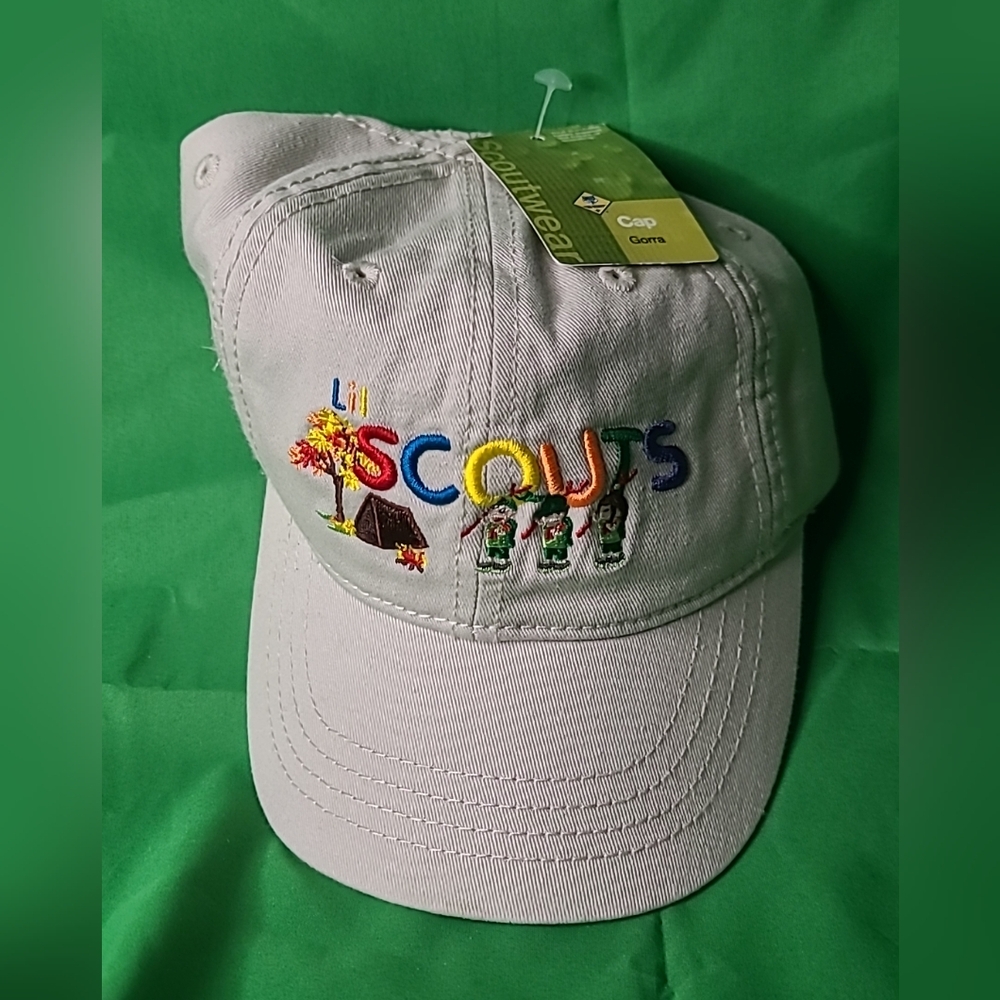 Lil Scouts Khaki Toddler Baseball Hat Boy Cub Scouts Of America Cap 2011 Withtag